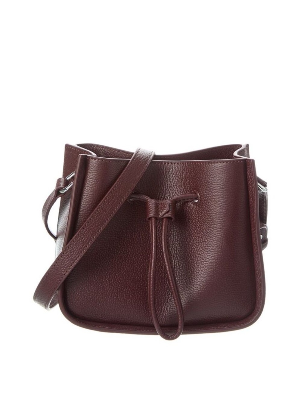 3.1 Phillip Lim Soleil Mini Bucket Drawstring Bag Oxblood